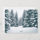 木のてっぺんがクリスマスを楽しむ場所 シーズンカード (裏面)