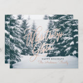木のてっぺんがクリスマスを楽しむ場所 シーズンカード (正面/裏面)
