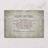 木のぬくもりあるウェディングパーティーと行き方 エンクロージャーカード (裏面)