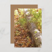 木のぬくもりのメモカード ノートカード (正面/裏面)