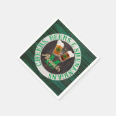 木のぬくもり チェアーズ ビール シェナニガンズ スタンダードカクテルナプキン (角)