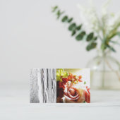 木のばら色のレースの国の西部の名刺 名刺 (スタンド正面)