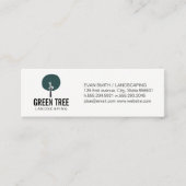 木のアイコン スキニー名刺 (正面)