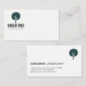 木のアイコン 名刺 (正面/裏面)