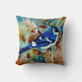 木のアオカケス クッション