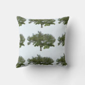 木のアクセントの枕、パターン クッション (裏面)