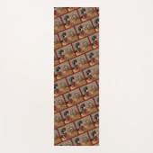 木のアヒルの間の美しい触れる瞬間 ヨガマット (正面)