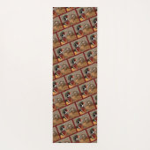 木のアヒルの間の美しい触れる瞬間 ヨガマット (裏面)