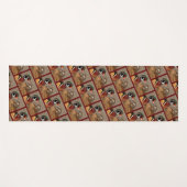 木のアヒルの間の美しい触れる瞬間 ヨガマット (正面(横))