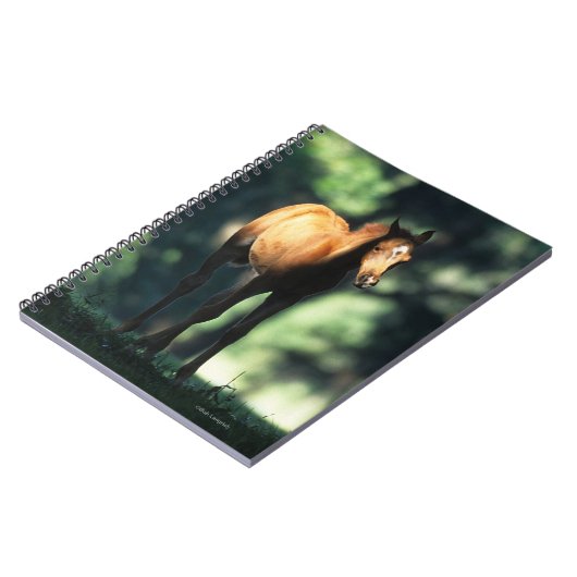 木のアラビアの子馬 ノートブック (左側)