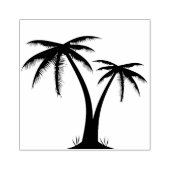 木のアートスタンプ/ヤシの木 ラバースタンプ (インプリント)