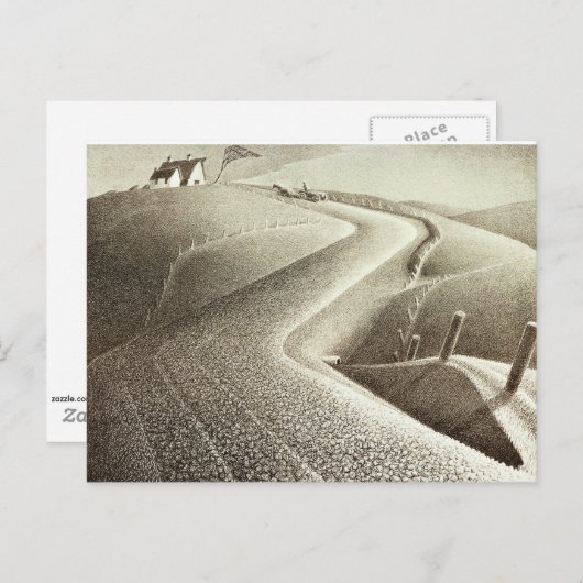 木のアートワークを許可， 3月 ポストカード (正面/裏面)