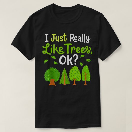 木のアーボルストのアーボルシズム木 Tシャツ (デザイン正面)