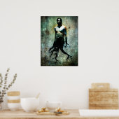 木のウォーカー ポスター (キッチン)