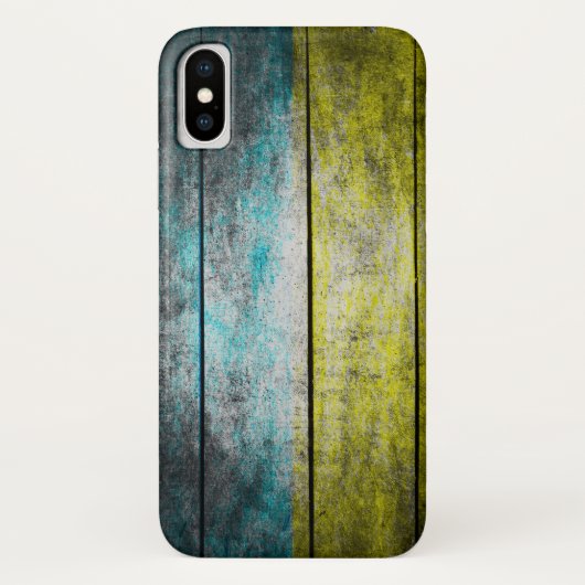 木のウクライナ旗 Case-Mate iPhoneケース (裏面)