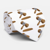 木のオークションの槌 ネクタイ (ロール)