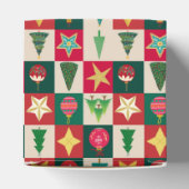 木のオーナメントと星正方形 フェイバーボックス (上部)