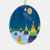 木のオーナメント セラミックオーナメント (右)