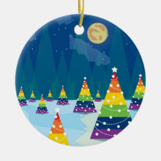 木のオーナメント セラミックオーナメント