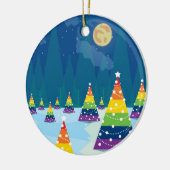 木のオーナメント セラミックオーナメント (左)