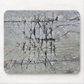 木のカオスなスクラッチ溝 マウスパッド (正面)