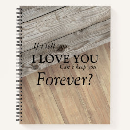 木のカッコいいテクスチャ ノートブック