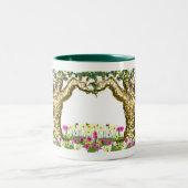 木のカップ ツートーンマグカップ (中央)