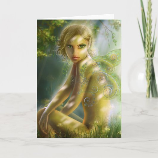 木のカードのエルフ シーズンカード (正面)