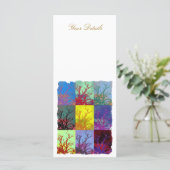 木のカード (スタンド正面)