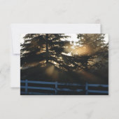 木のキリスト教の悔やみや弔慰カードのライト カード (正面)