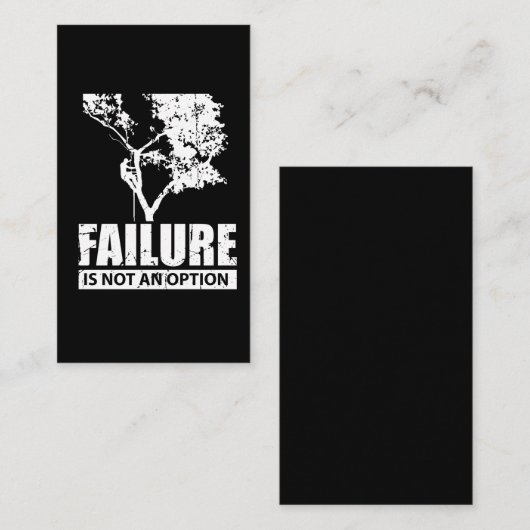 木のクライマーの失敗は選択木愛ではないです 名刺 (正面/裏面)