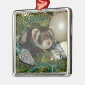 木のクリスマスのオーナメントで魅力的 メタルオーナメント (左)