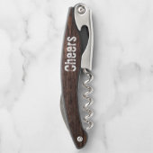 木のグロマ素朴ンズギフトコルクねじ ソムリエナイフ (裏面)