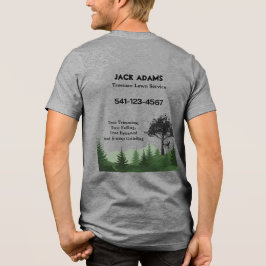 木のケア芝生サービス トライブレンドTシャツ
