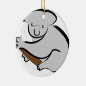 木のコアラ セラミックオーナメント (右)