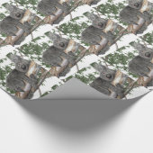 木のコアラ ラッピングペーパー (角)