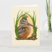 木のコックのカードを木で切る カード (正面)