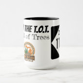 木のコーヒー・マグのトンネル マグカップ (中央)