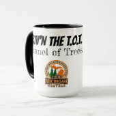 木のコーヒー・マグのトンネル マグカップ (正面左)