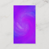 木のシルエット(Northern Lights) 名刺 (裏面)