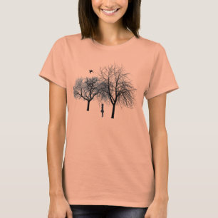木のシルエット Tシャツ
