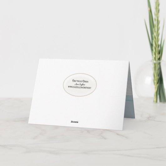 木のスイングと海 カード (裏面)