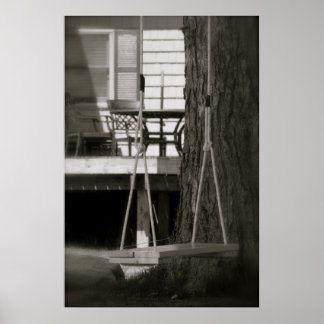 木のスイング ポスター