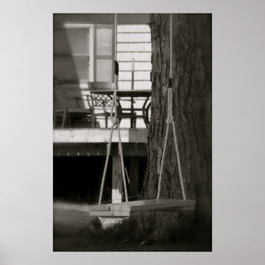 木のスイング ポスター (正面)