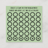 木のスタンプカード ロイヤリティカード (裏面)