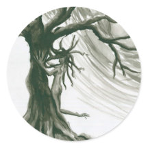 木のスプライトステッカー木のステッカーツリーアート