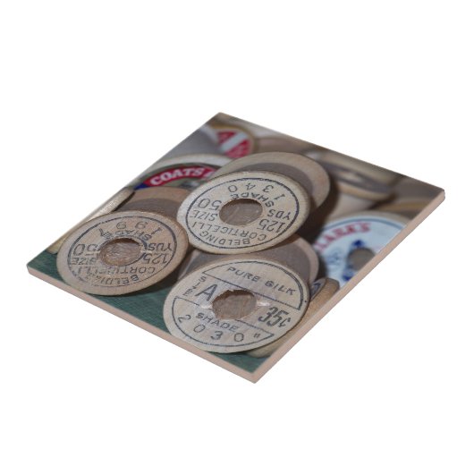 木のスプール タイル (側面)