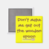 木のスプーンから出すな… マグネット (正面/裏面)