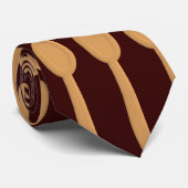 木のスプーンのタイ ネクタイ (ロール)