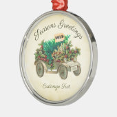 木のセラミックオーナメント メタルオーナメント (左)